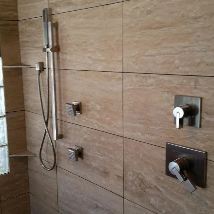 Shower fixture installation for Water Heater Replacement in Dorr